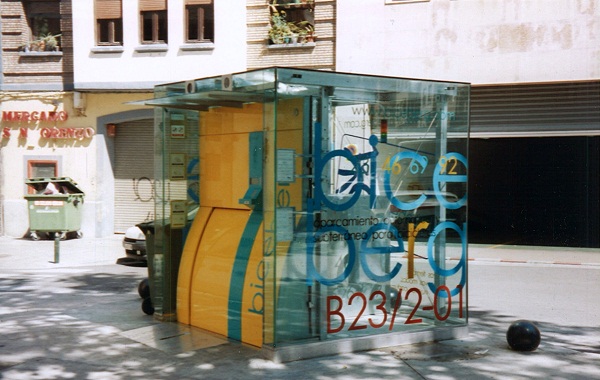 Parcheggio sotterraneo per biciclette