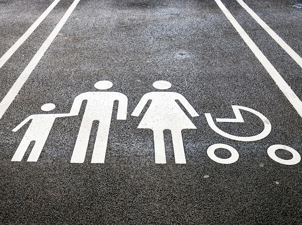 parcheggio per neomamme