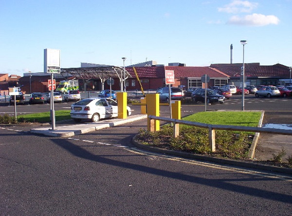 Parcheggio in ospedale
